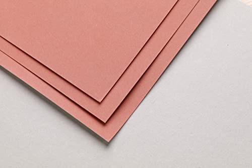 Clairefontaine 696090C - Packung (mit 5 Zeichenbögen Pastelmat, DIN A3, 360 g, ideal für Trockentechniken und Pastell) Rosa von Clairefontaine