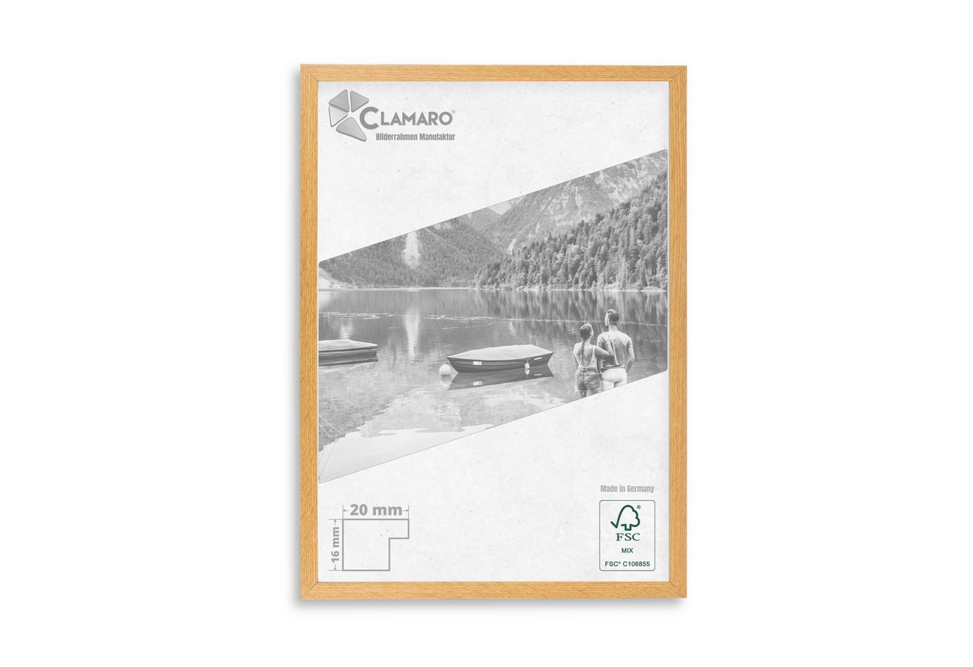 Clamaro Bilderrahmen, Bilderrahmen Eiche Windsor nach Maß Holz CLAMARO Clamaro Bilderrahmen, Bilderrahmen Eiche Windsor nach Maß Holz CLAMARO von Clamaro
