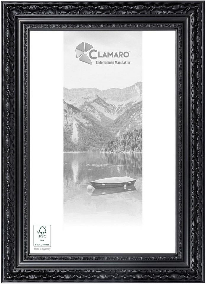 Clamaro Bilderrahmen, Bilderrahmen 'OTTO' CLAMARO Antik Massivholz Schwarz Matt Clamaro Bilderrahmen, Bilderrahmen 'OTTO' CLAMARO Antik Massivholz Schwarz Matt von Clamaro