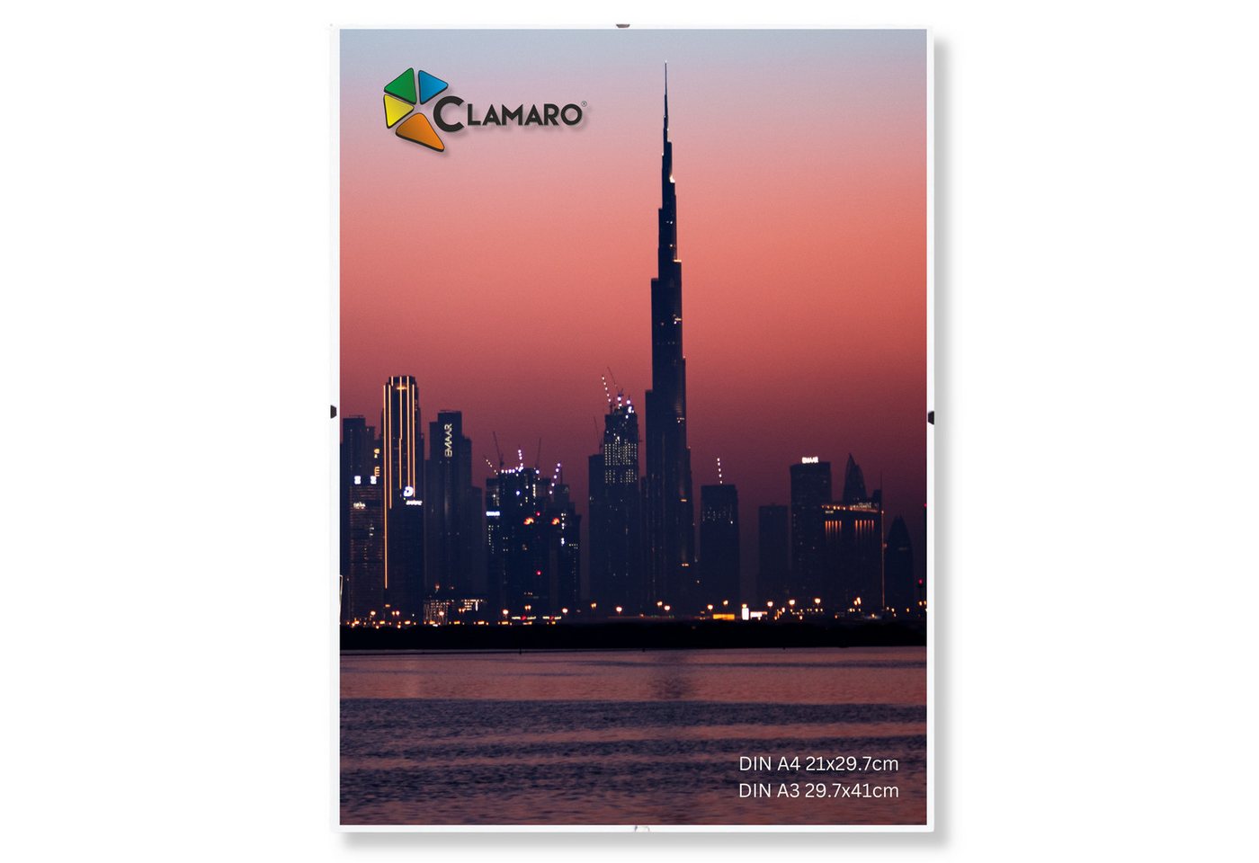 Clamaro Bilderrahmen, Rahmenloser Bilderrahmen Cliprahmen von Clamaro