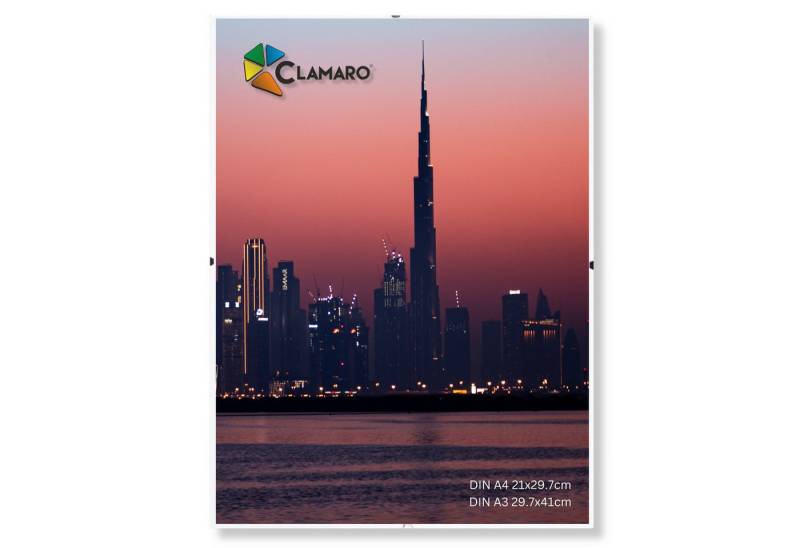 Clamaro Bilderrahmen, Rahmenloser Bilderrahmen Cliprahmen von Clamaro