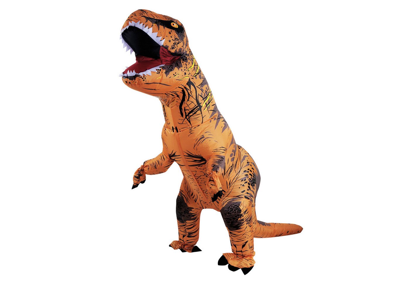 Clanmacy Aufblasbares Partyzubehör Aufblasbares Dinosaurier Kostüm T-Rex Halloween Karneval Tyrannosaurus Clanmacy Aufblasbares Partyzubehör Aufblasbares Dinosaurier Kostüm T-Rex Halloween Karneval Tyrannosaurus von Clanmacy