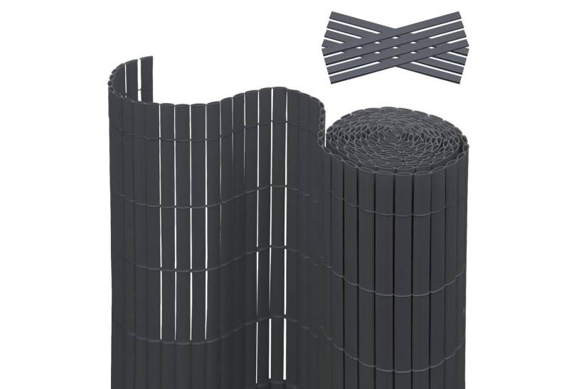 Clanmacy Balkonsichtschutz Balkonsichtschutz PVC Sichtschutzmatte Sichtschutzzaun für Garten Sichtschutz, Wind-, Sonnenschutz von Clanmacy