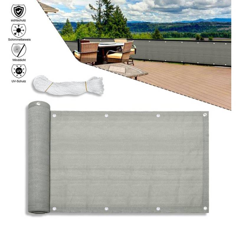 Clanmacy Balkonsichtschutz Balkonsichtschutz Sichtschutz Balkon HDPE Windschutz von Clanmacy