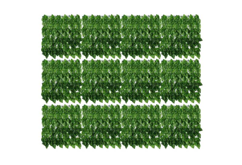 Clanmacy Balkonsichtschutz Künstliche Hecke Sichtschutzhecke Terrasse Wanddekoration grün 1x3M von Clanmacy