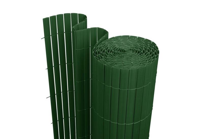 Clanmacy Balkonsichtschutz PVC Sichtschutzmatte Sichtschutzzaun für Balkon Terrasse Garten Grün von Clanmacy