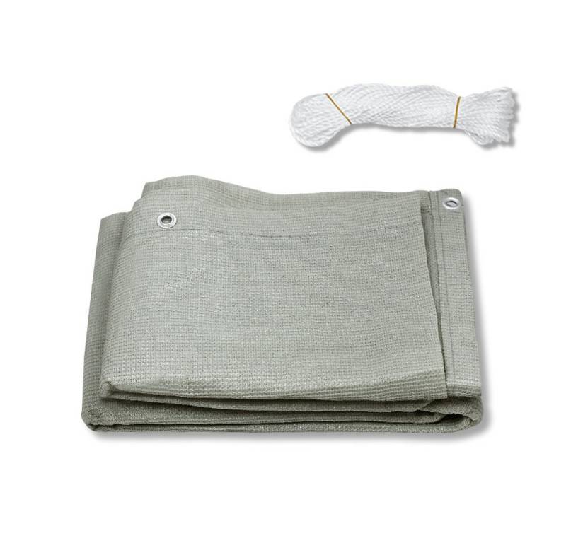 Clanmacy Balkonsichtschutz Zuschneiden Terrasse Garten Balkonbespannung Windschutz (180 g/m², Sichtschutz 95) Reißfest, Rostbeständig, UV-Beständig, Wasserdicht von Clanmacy