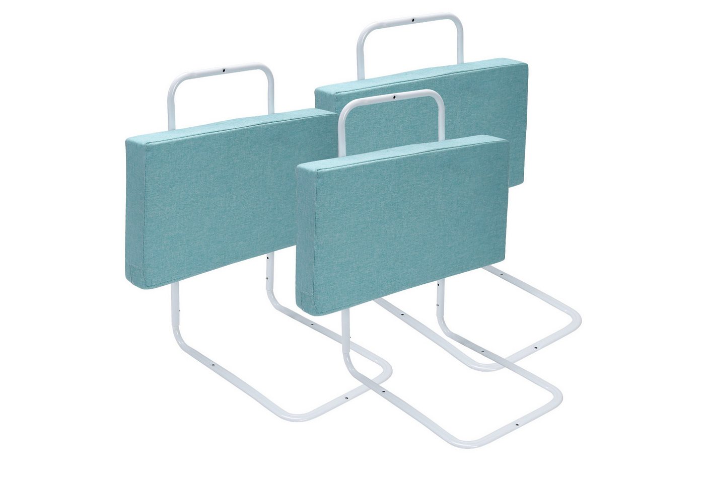 Clanmacy Bettschutzgitter Bettgitter Bettschutzgitter Kinder 3x50cm Verstellbares Seitenschutz (3 St) von Clanmacy