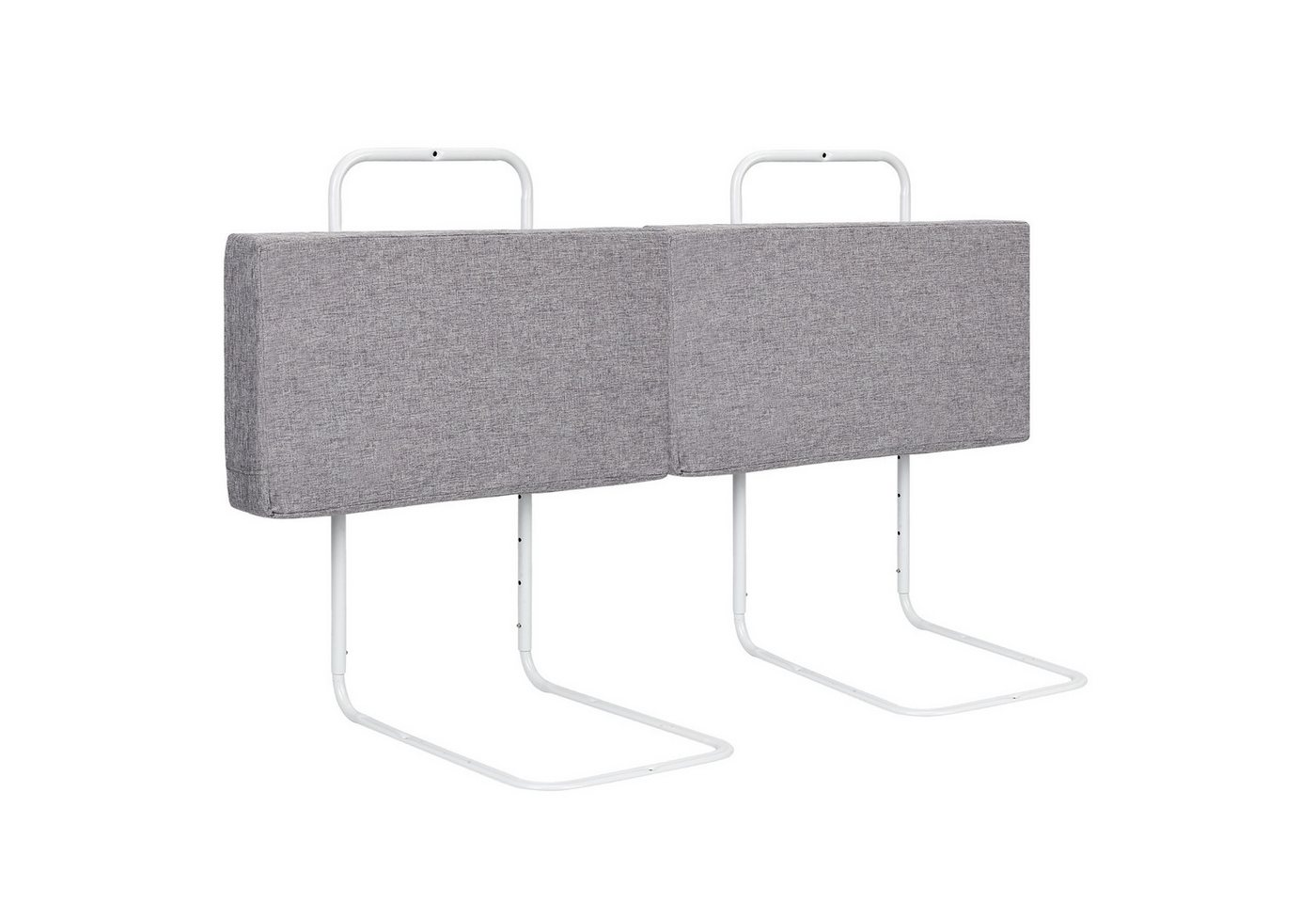 Clanmacy Bettschutzgitter Bettgitter Bettschutzgitter Kinder Verstellbares Seitenschutz 2x60cm (2 St) von Clanmacy