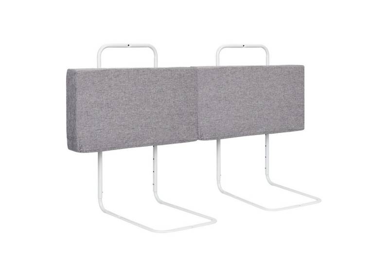 Clanmacy Bettschutzgitter Bettgitter Bettschutzgitter Kinder Verstellbares Seitenschutz 2x60cm (2 St) von Clanmacy