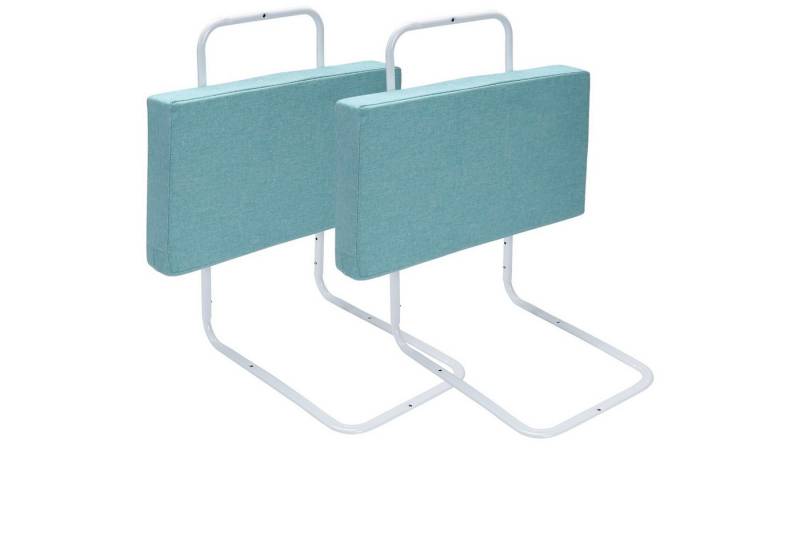 Clanmacy Bettschutzgitter Bettgitter Kinder 150cm Höhenverstellbar Rausfallschutz (2 St) von Clanmacy