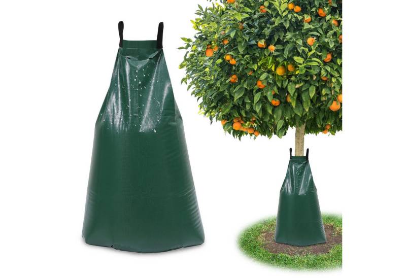 Clanmacy Bewässerungssystem Baumsack 20x Bewässerungsbeutel 75L Baumbewässerungssack 92x88cm Grün von Clanmacy