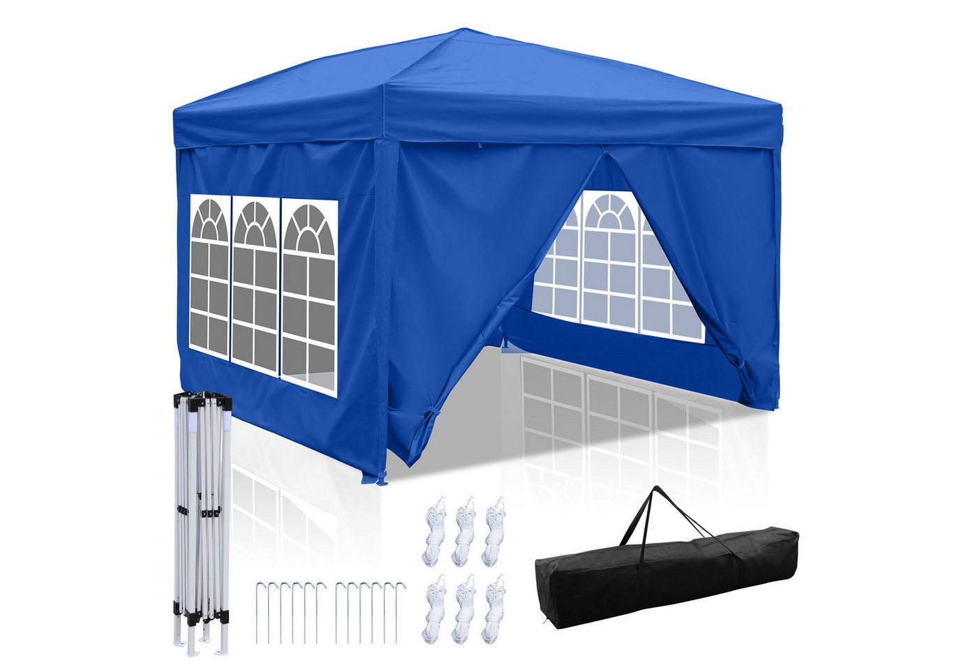 Clanmacy Faltpavillon Pavillon 3x3m Partyzelte Festzelt Faltbar Gartenzelt mit/ohn Seiten Clanmacy Faltpavillon Pavillon 3x3m Partyzelte Festzelt Faltbar Gartenzelt mit/ohn Seiten von Clanmacy