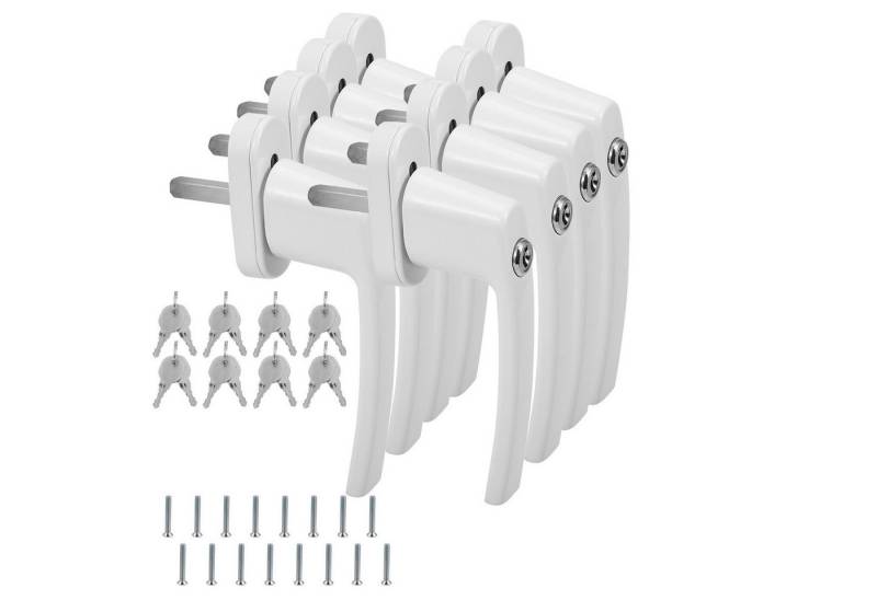 Clanmacy Fenstergriff Fenstergriff mit Schloss Set gleichschließend abschließbar Metall, 16x Clanmacy Fenstergriff Fenstergriff mit Schloss Set gleichschließend abschließbar Metall, 16x von Clanmacy