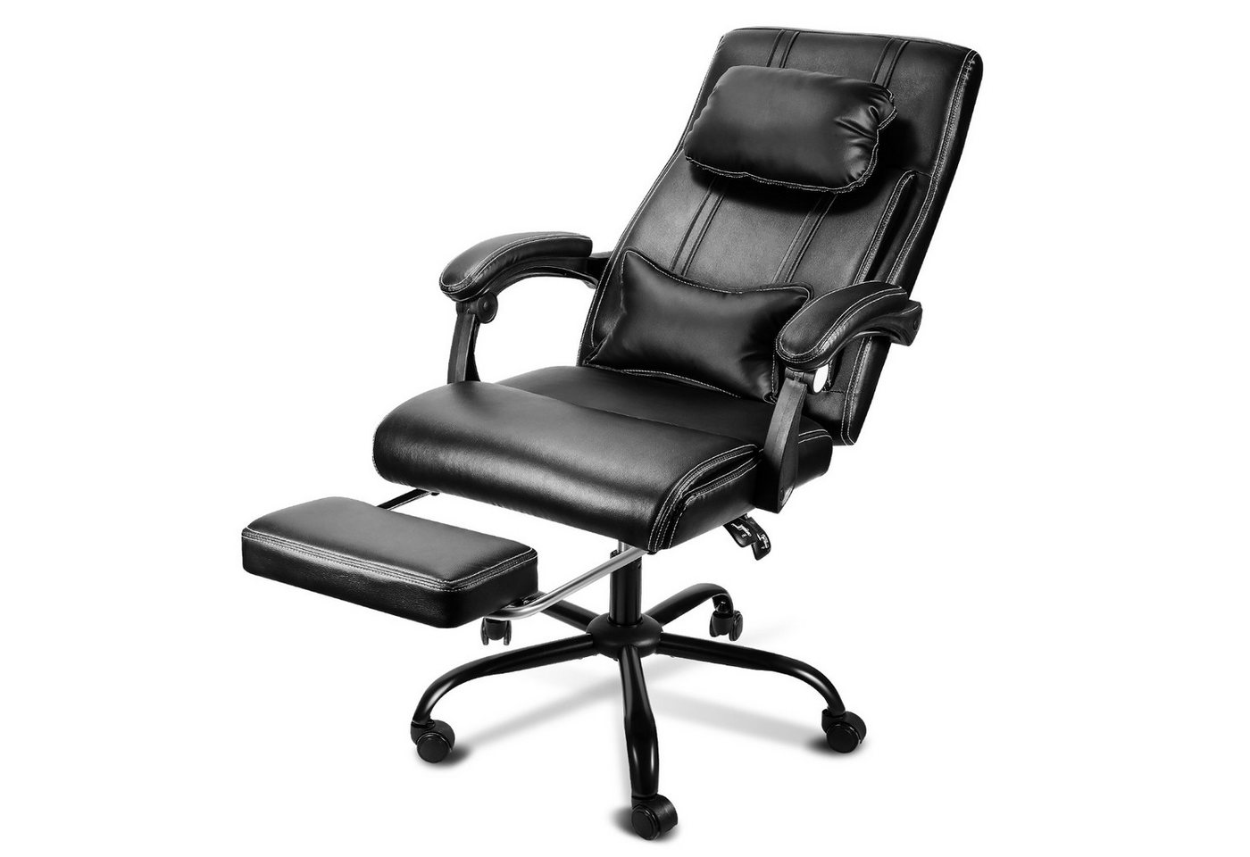 Clanmacy Gaming-Stuhl Bürostuhl PC-Stuhl Gaming Stuhl Computerstuhl Chefsessel Drehstuhl von Clanmacy