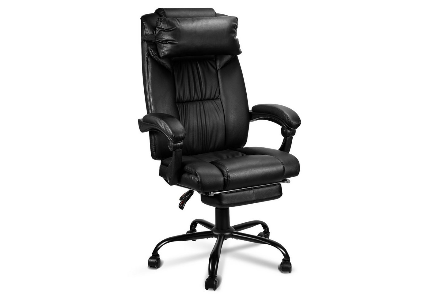Clanmacy Gaming-Stuhl Gaming Stuhl, Ergonomischer Schreibtischstuhl, mit Kopfstütze von Clanmacy