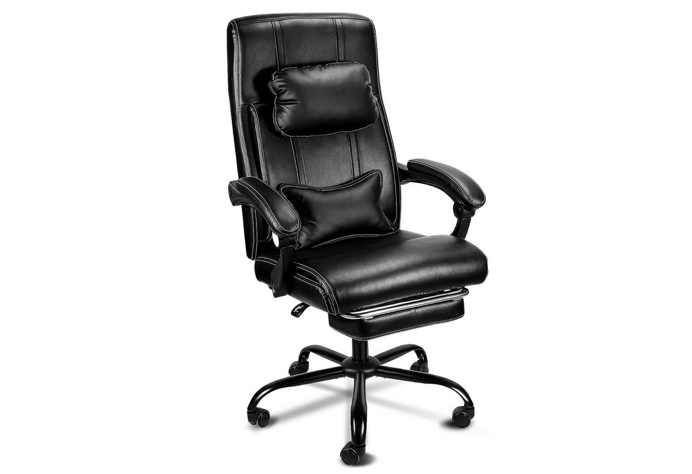 Clanmacy Gaming-Stuhl PC-Stuhl Bürostuhl mit gepolsterten und Kopfunterstützung Stuhl von Clanmacy