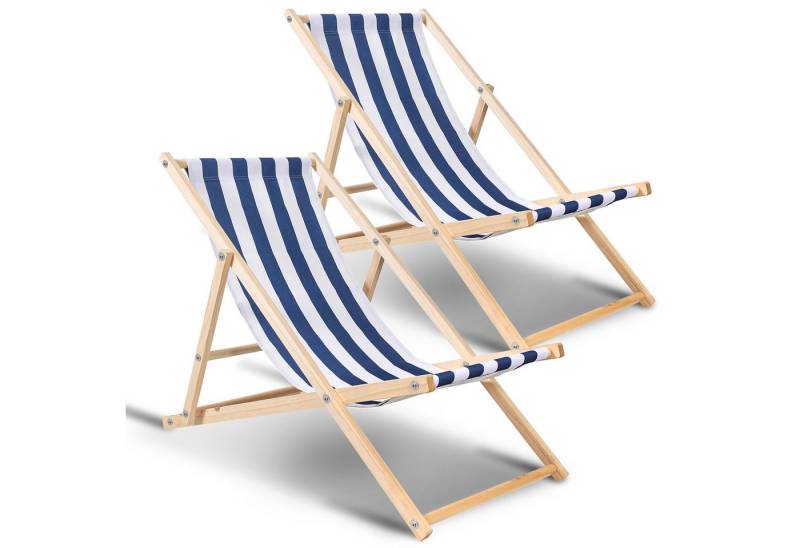 Clanmacy Gartenliege Klappbare Holz Strand Klappbar Liege Klapp Stuhl Strandliege von Clanmacy