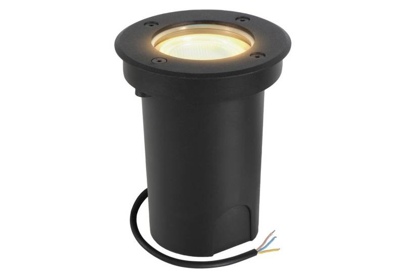 Clanmacy Gartenstrahler 3W LED Bodenleuchte Schwenkbar Außen Bodenlampe IP67 Schwarz Gehäuse von Clanmacy