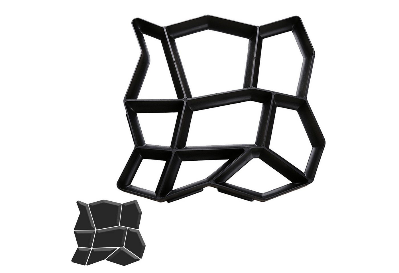 Clanmacy Gipsfaserplatten Pflasterform Gehweg Betonpflaster DIY Gießform Garten, 45,00 mm, DIY Clanmacy Gipsfaserplatten Pflasterform Gehweg Betonpflaster DIY Gießform Garten, 45,00 mm, DIY von Clanmacy