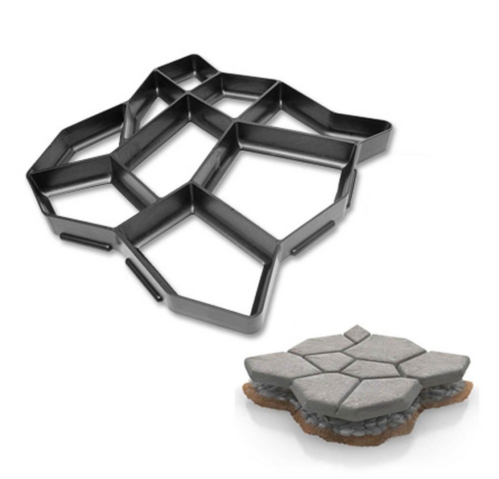 Clanmacy Gipsfaserplatten Pflasterform Gehweg Betonpflaster DIY Gießform Garten Schablone Clanmacy Gipsfaserplatten Pflasterform Gehweg Betonpflaster DIY Gießform Garten Schablone von Clanmacy