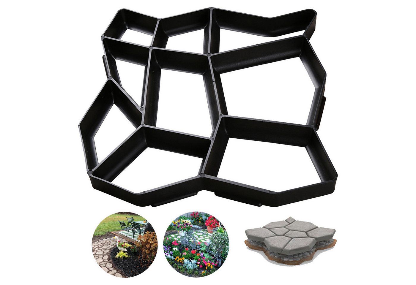 Clanmacy Gipsfaserplatten Pflasterform Schalungsform Klinker Garten Stein DIY Innenbereich Clanmacy Gipsfaserplatten Pflasterform Schalungsform Klinker Garten Stein DIY Innenbereich von Clanmacy
