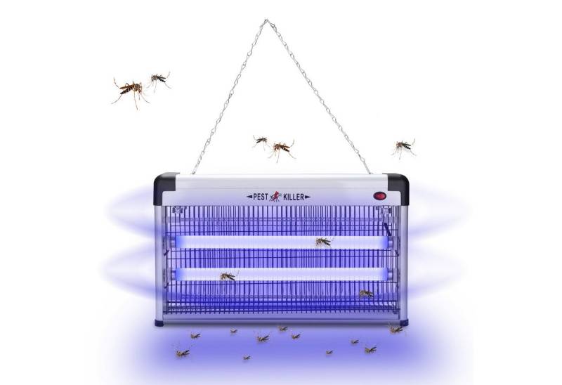 Clanmacy Insektenvernichter Elektrische Insektenfalle 30W Mückenfalle LED UV-Licht Mückenlampe von Clanmacy