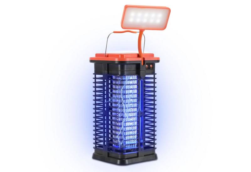 Clanmacy Insektenvernichter Solar Elektrische Insektenfalle Mückenfalle LED UV-Licht Mückenlampe von Clanmacy