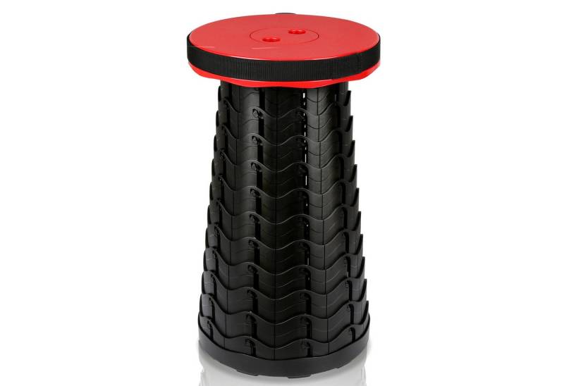 Clanmacy Klappstuhl Tragbarer Klappstuhl Klapphocker Hocker Rot von Clanmacy