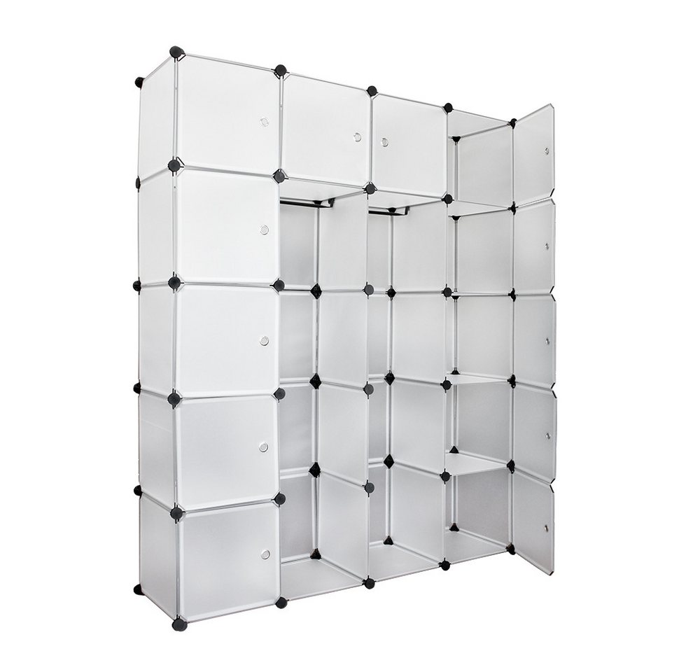 Clanmacy Kleiderschrank Kleiderschrank Kreativität Stabil Multifunktionsregal DIY Schuhschrank von Clanmacy