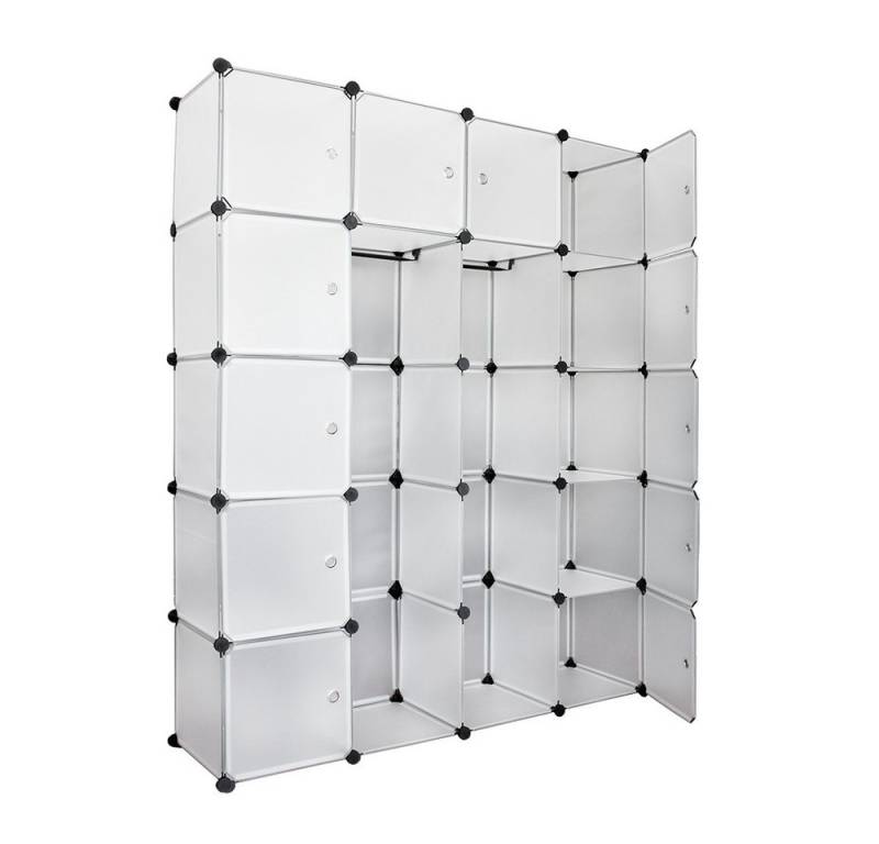 Clanmacy Kleiderschrank Kleiderschrank Kreativität Stabil Multifunktionsregal DIY Schuhschrank von Clanmacy