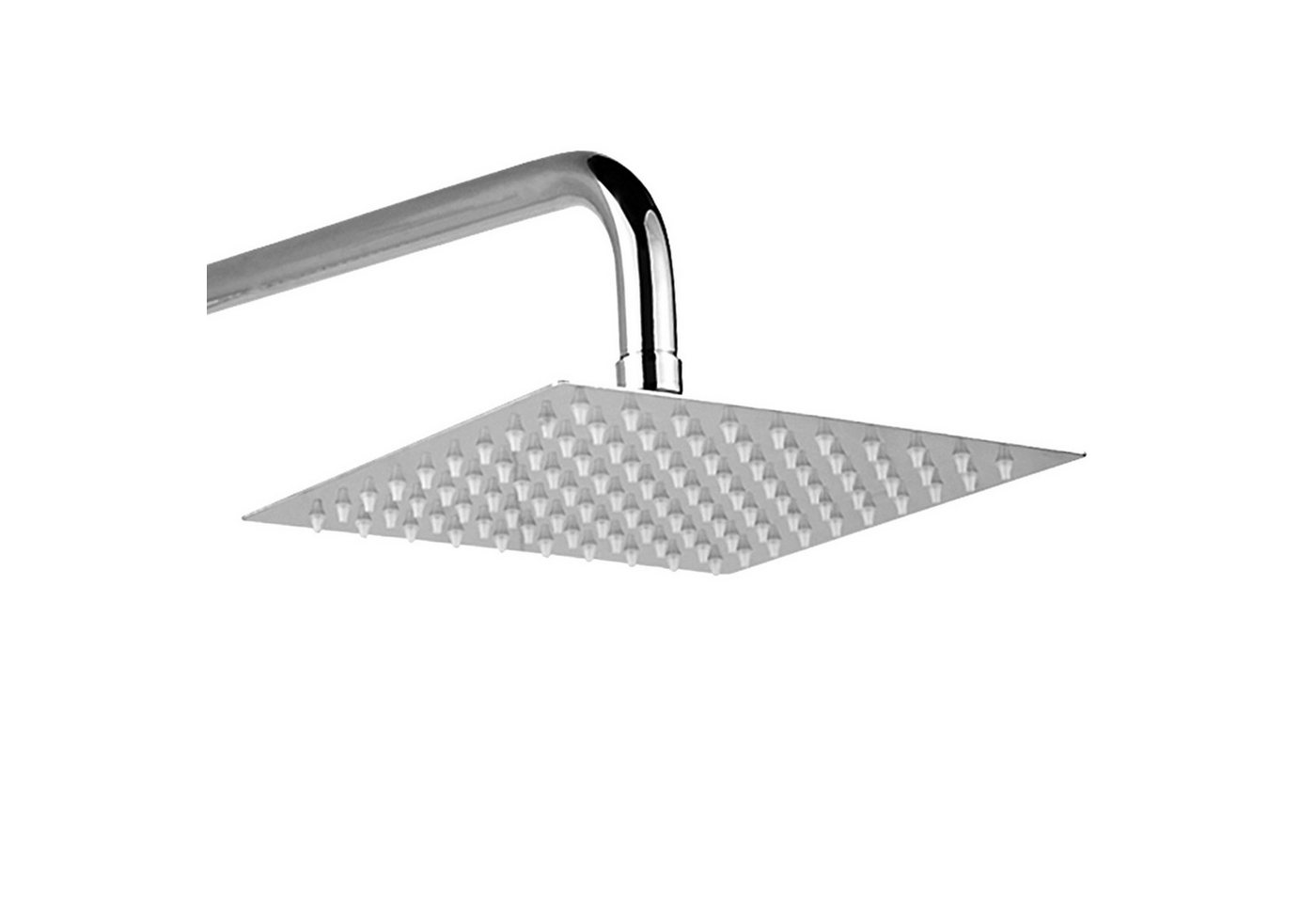 Clanmacy Kopfbrause Edelstahl Kopfbrause Brausekopf Duschkopf Überkopfbrause Regendusche, (Rund / Quadratisch, 20/25/30cm), einstellbare Duschkopf von Clanmacy