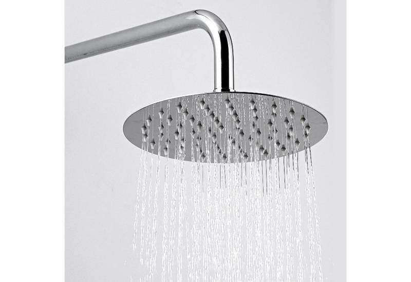 Clanmacy Kopfbrause Kopfbrause Regendusche Duschkopf Rostfrei Ultraslim Überkopfbrause von Clanmacy