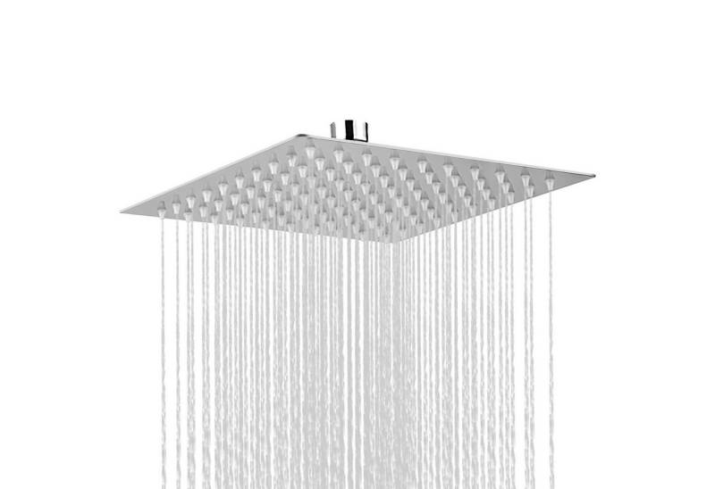 Clanmacy Kopfbrause Kopfbrause Regendusche Duschkopf Rostfrei Ultraslim Überkopfbrause von Clanmacy