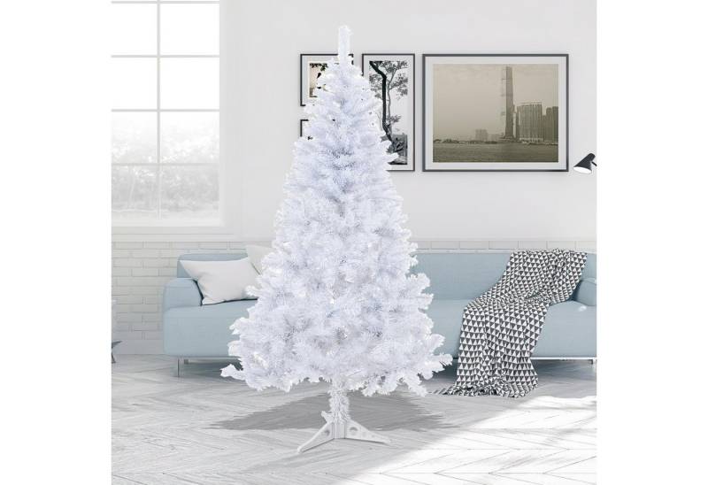 Clanmacy Künstlicher Weihnachtsbaum 120-210cm,Tannenbaum,Weihnachtsbaum mit Faltbarem ständer,Tannenbaum, Tannenbaum, Gute Kompression, nicht leicht verformt von Clanmacy