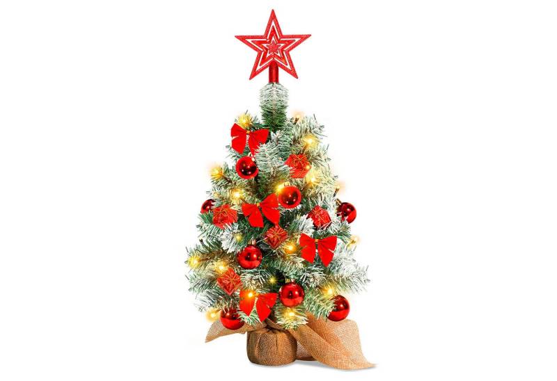 Clanmacy Künstlicher Weihnachtsbaum Mini Weihnachtsbaum, 40cm Tisch-Weihnachtsbaum mit LED-Lichterkette Clanmacy Künstlicher Weihnachtsbaum Mini Weihnachtsbaum, 40cm Tisch-Weihnachtsbaum mit LED-Lichterkette von Clanmacy