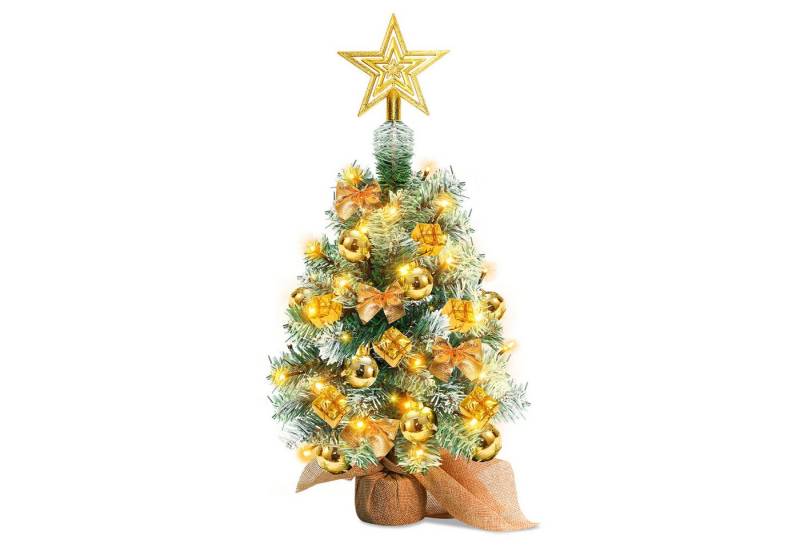 Clanmacy Künstlicher Weihnachtsbaum Mini Weihnachtsbaum Tannenbaum Künstlich klein Mini Christbaum von Clanmacy