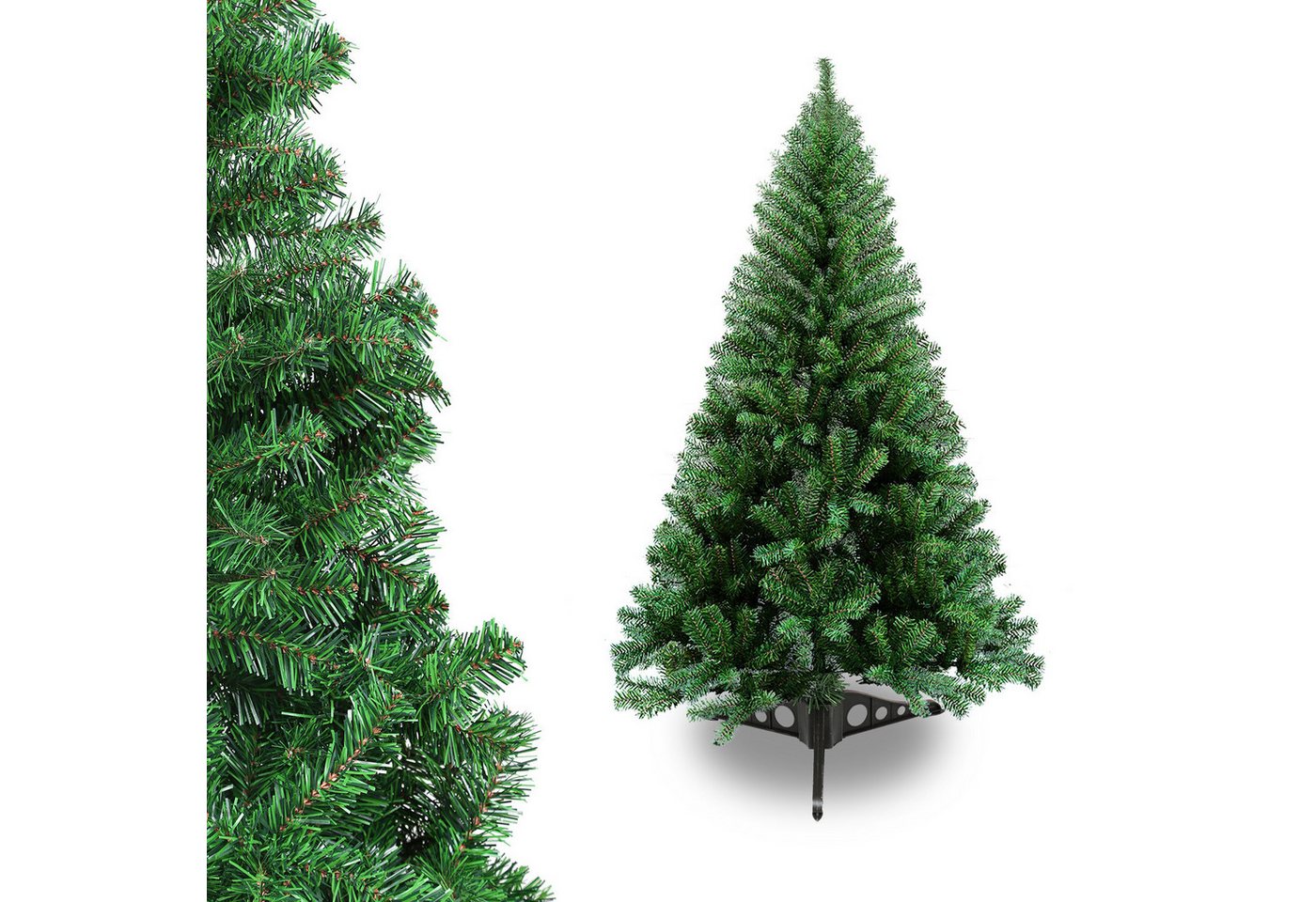 Clanmacy Künstlicher Weihnachtsbaum Weihnachtsbaum PVC LED Tannenbaum 120-210cm Tannennadeln künstlicher, Tannenbaum, Sehr schwer entflammbar. Clanmacy Künstlicher Weihnachtsbaum Weihnachtsbaum PVC LED Tannenbaum 120-210cm Tannennadeln künstlicher, Tannenbaum, Sehr schwer entflammbar. von Clanmacy