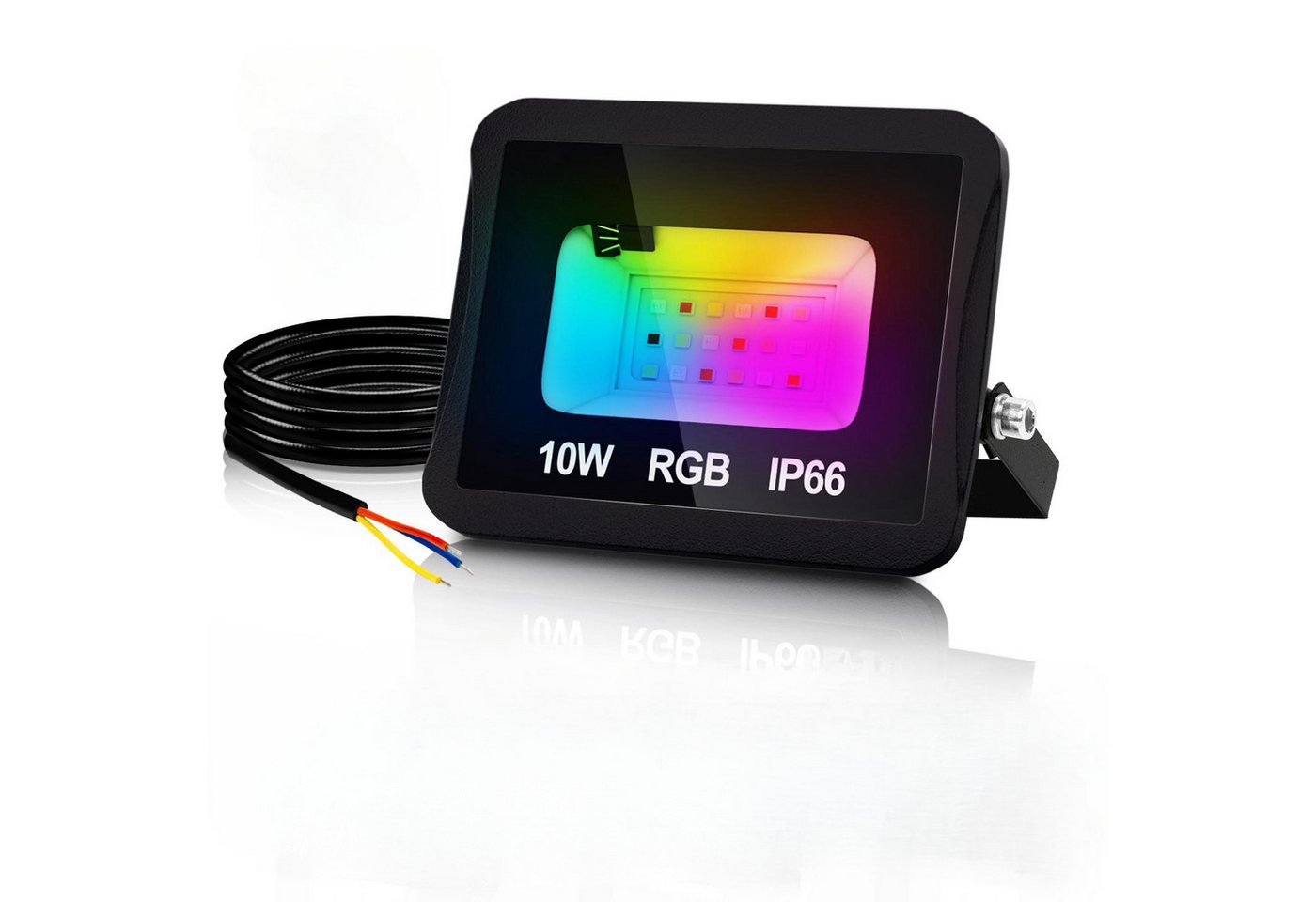 Clanmacy LED Flutlichtstrahler RGB LED Strahler LED Flutlichtstrahler Außenstrahler 1X10W Clanmacy LED Flutlichtstrahler RGB LED Strahler LED Flutlichtstrahler Außenstrahler 1X10W von Clanmacy