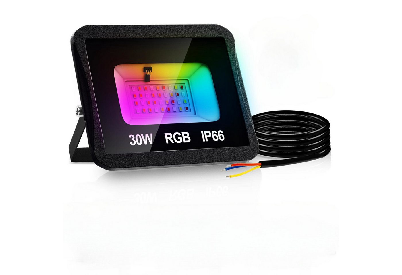 Clanmacy LED Flutlichtstrahler RGB LED Strahler LED Flutlichtstrahler Außenstrahler 1X30W Clanmacy LED Flutlichtstrahler RGB LED Strahler LED Flutlichtstrahler Außenstrahler 1X30W von Clanmacy