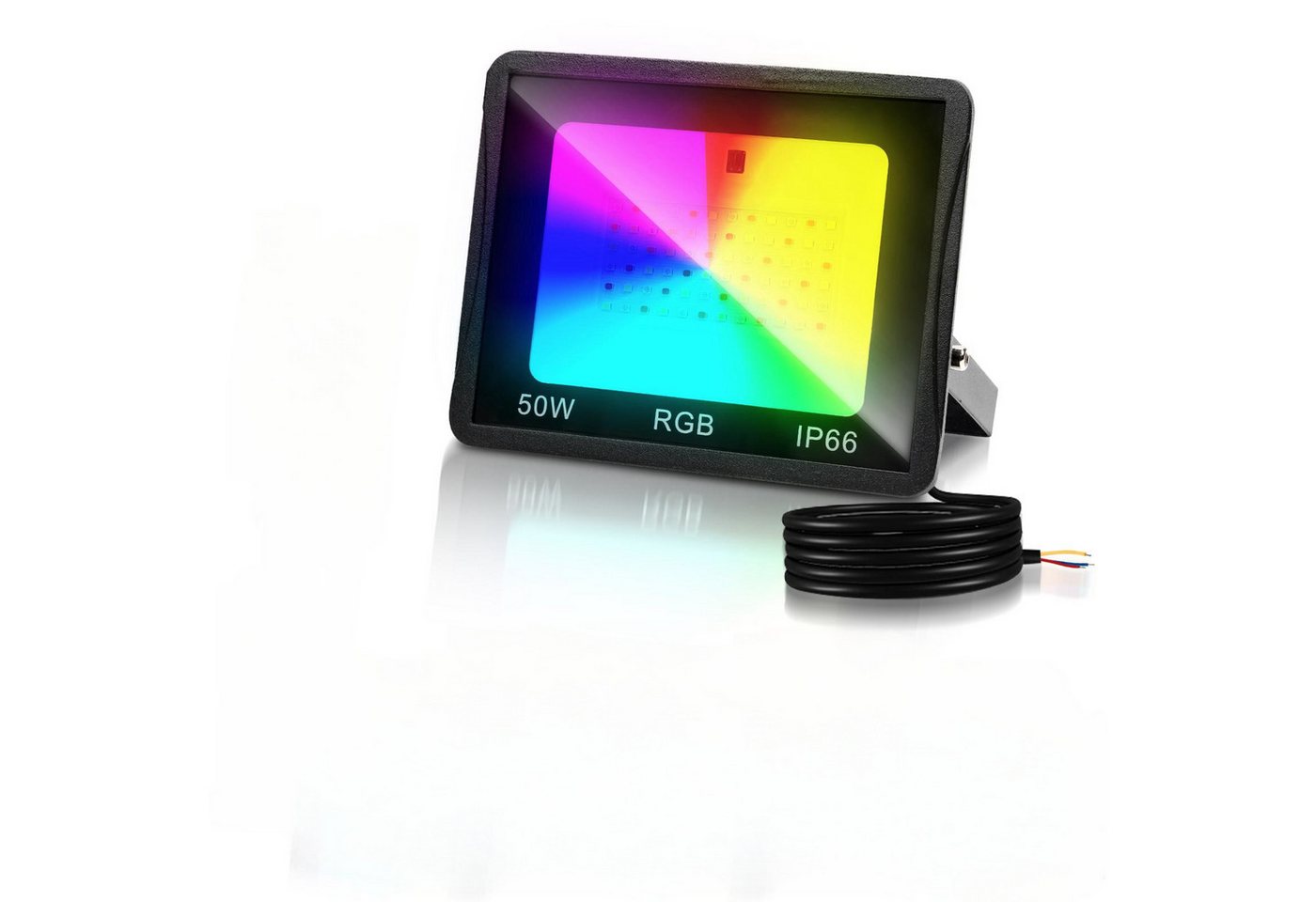 Clanmacy LED Flutlichtstrahler RGB LED Strahler LED Flutlichtstrahler Außenstrahler 1X50W Clanmacy LED Flutlichtstrahler RGB LED Strahler LED Flutlichtstrahler Außenstrahler 1X50W von Clanmacy