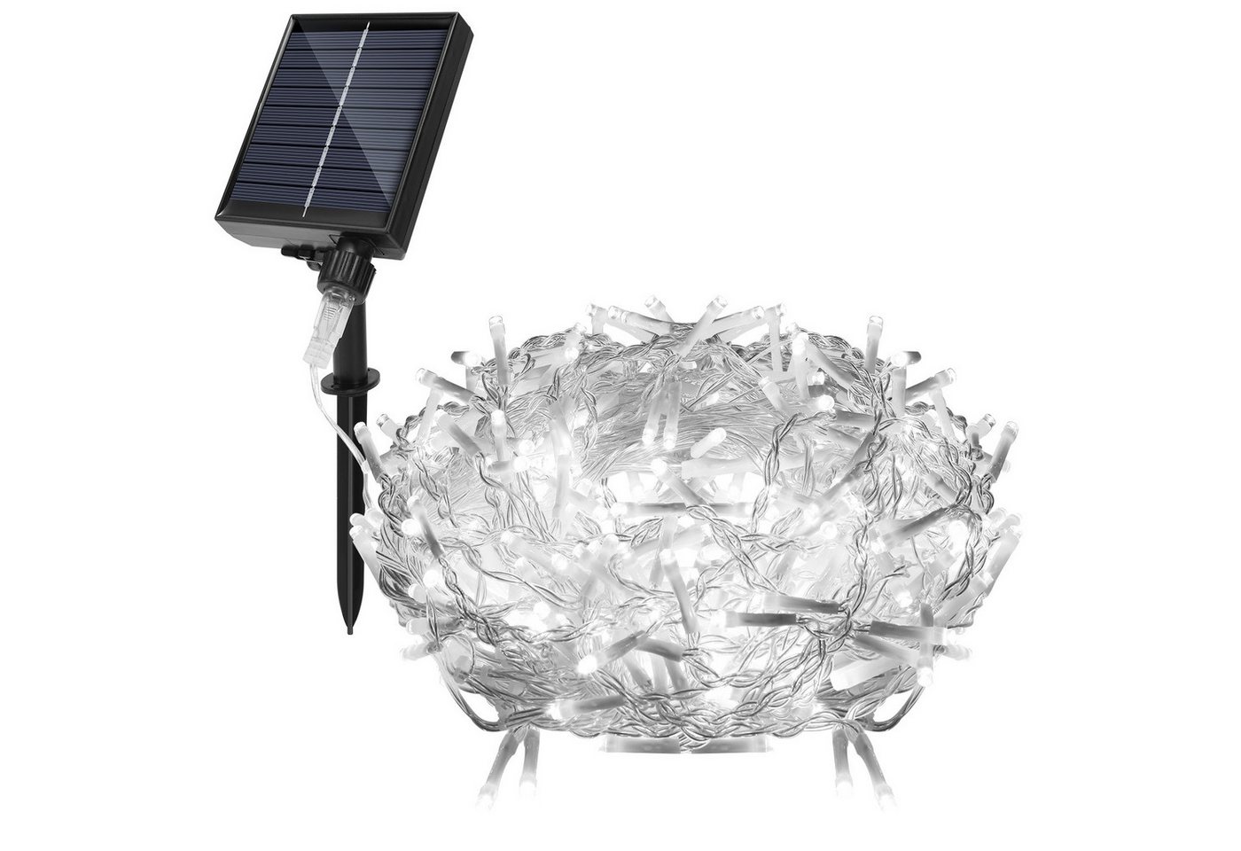 Clanmacy LED-Lichterkette 5M 200LEDs Solar LED Eisregen Lichterkette Außen Eiszapfen Kaltweiß, Weihnachten Clanmacy LED-Lichterkette 5M 200LEDs Solar LED Eisregen Lichterkette Außen Eiszapfen Kaltweiß, Weihnachten von Clanmacy