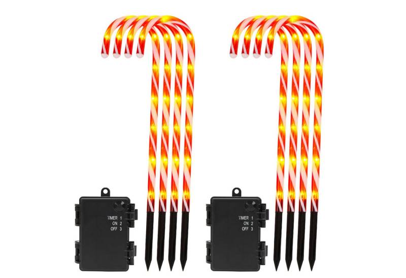 Clanmacy LED-Lichterkette LED Zuckerstangen LED Beleuchtung Leuchtstab Weihnachtsdeko 8er Clanmacy LED-Lichterkette LED Zuckerstangen LED Beleuchtung Leuchtstab Weihnachtsdeko 8er von Clanmacy