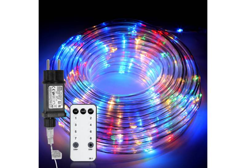 Clanmacy LED-Lichterschlauch LED Lichterschlauch LED Lichterkette 8 Modi IP65 Wasserdicht RGB 30M von Clanmacy