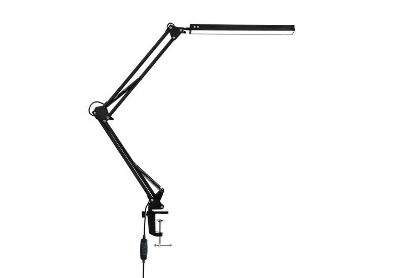 Clanmacy LED Schreibtischlampe FlexBar LED Schreibtischlampe Büroleuchte Dimmbar 3 Farbtemperaturen von Clanmacy