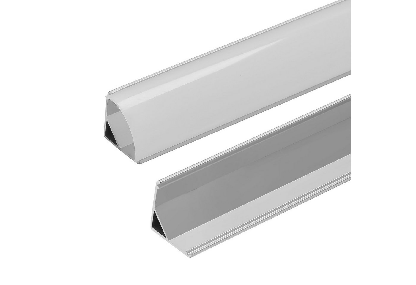 Clanmacy LED-Stripe-Profil 10x 1m LED Aluminium Profil LED Strip Schiene Clanmacy LED-Stripe-Profil 10x 1m LED Aluminium Profil LED Strip Schiene von Clanmacy