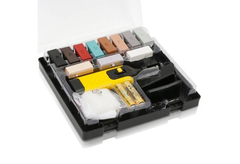 Clanmacy Laminat-Reparaturset FliesenReparaturSet Macken auf keramischen Oberflächen im Handumdrehen, Fliesen reparaturset, Bodenreparatur Set, Fliesen reparaturset, Zur Reparatur von Rissen und Löchern in Fliesenböden, Fliesenmöbeln von Clanmacy