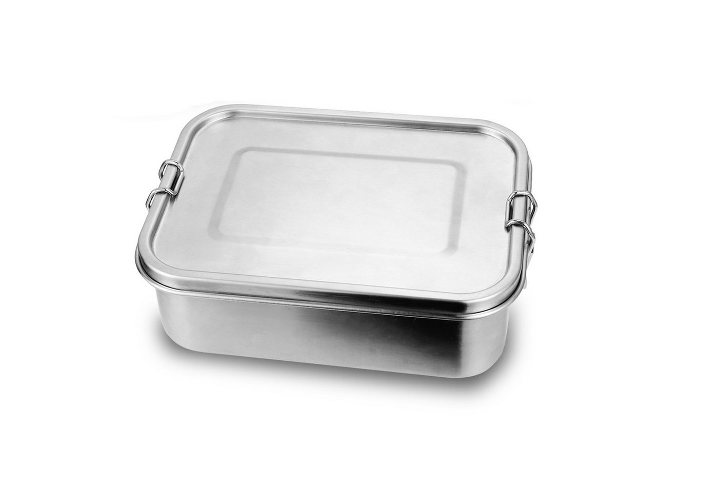 Clanmacy Lunchbox 800-1400ml Brotdose Metall Brotdose Thermobehälter Lunchbox BPA frei Edelstahl, Fächern (abnehmbar) von Clanmacy