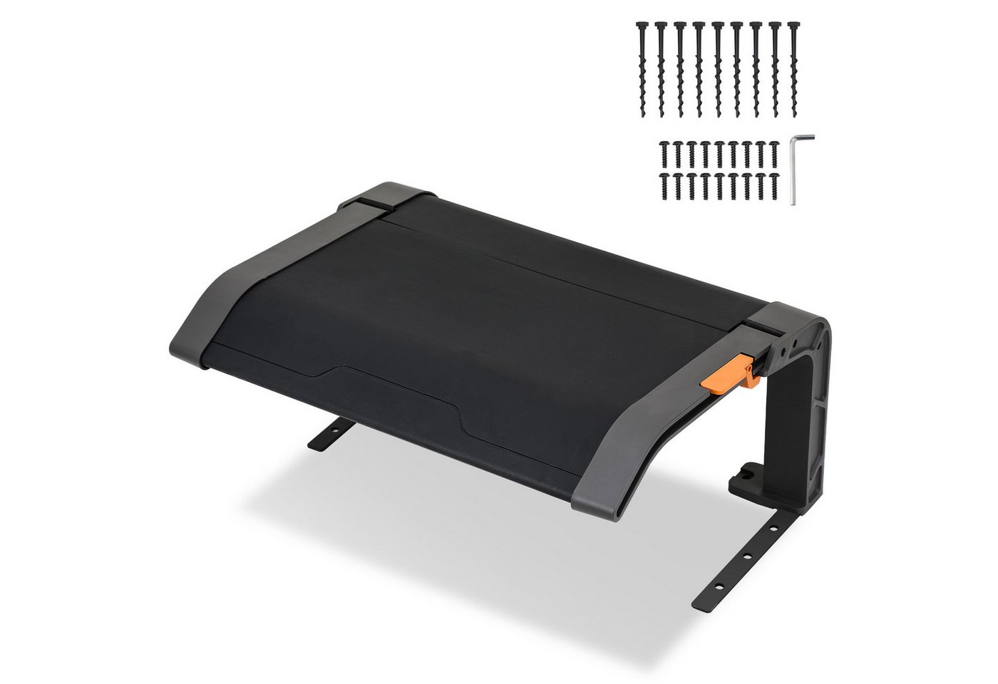 Clanmacy Mähroboter-Garage Rasenmäher Garage Faltbarer schwarz und grau Sonnenblende Stahlrahmen, BxTxH: 56x72x36 cm, (1-St) von Clanmacy
