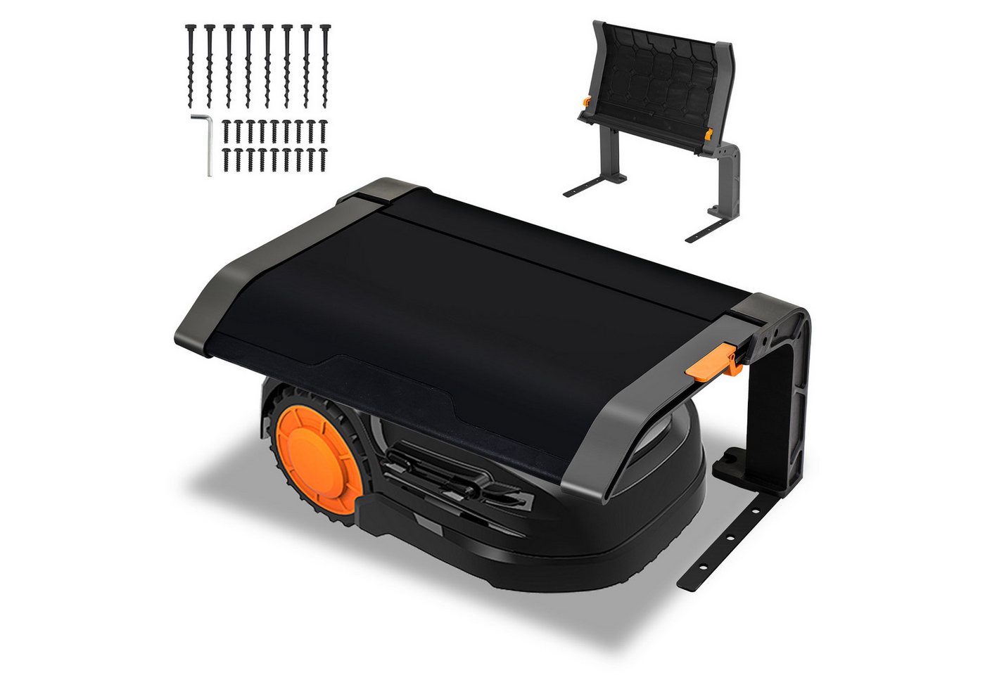 Clanmacy Mähroboter-Garage Rasenmäher Garage klappbar geeignet für Mährobboter BxTxH: 72x56x36 cm, BxTxH: 56x72x36 cm, (1-St) von Clanmacy